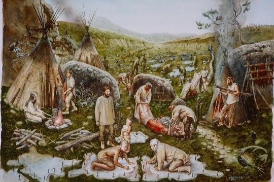 Lagerleben in der Eiszeit